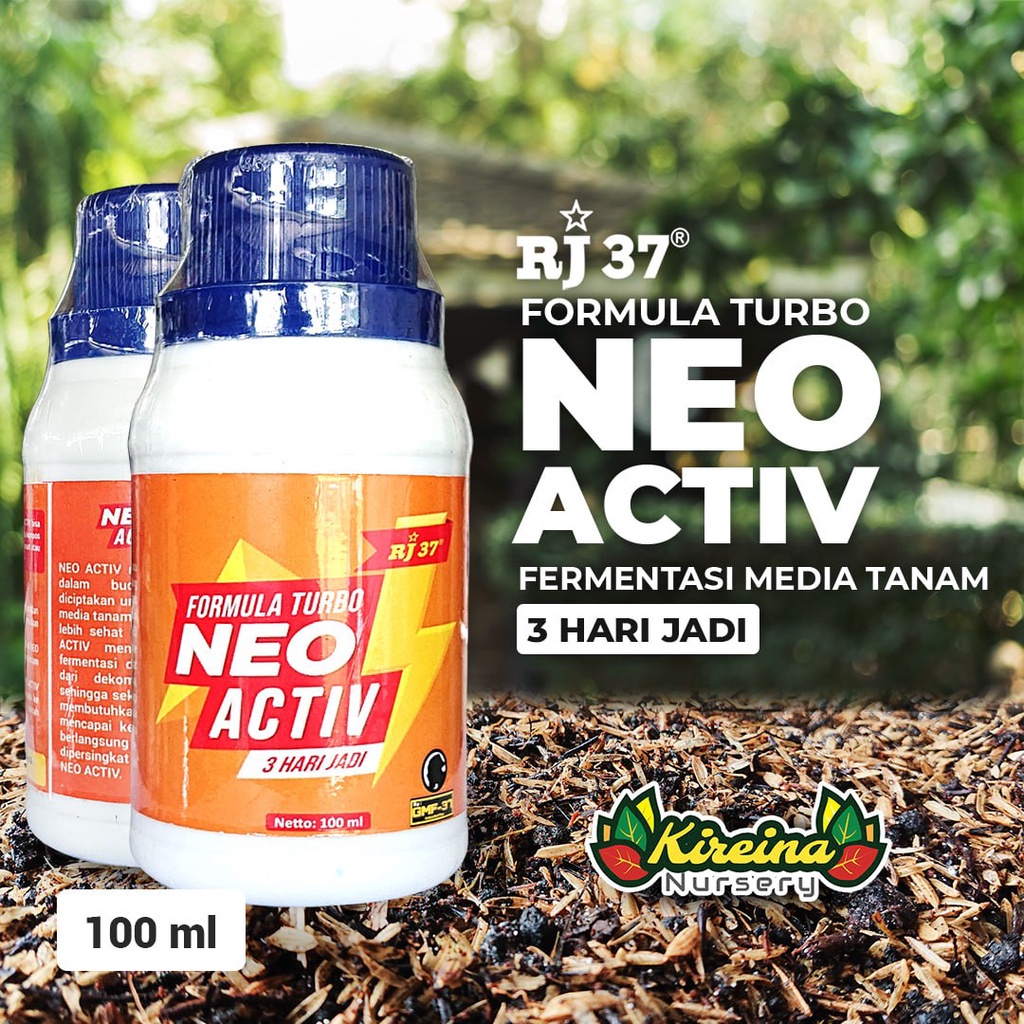RJ 37 Neo Activ 100 ml - Formula Turbo Fermentasi 3 Hari