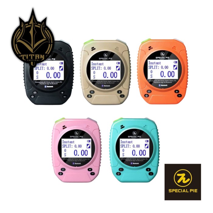 SPECIAL PIE BLUETOOTH COMPATIBLE IPSC WIRELESS SHOOTING TIMER Unit Baru/Segel - Garansi Resmi