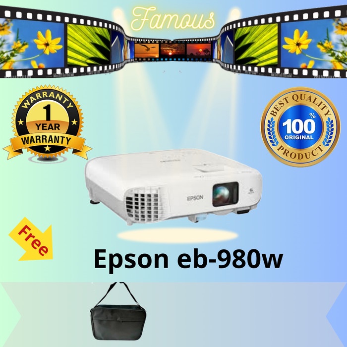 proyektor epson eb-980w / epson eb-980w wxga 3800 lumen