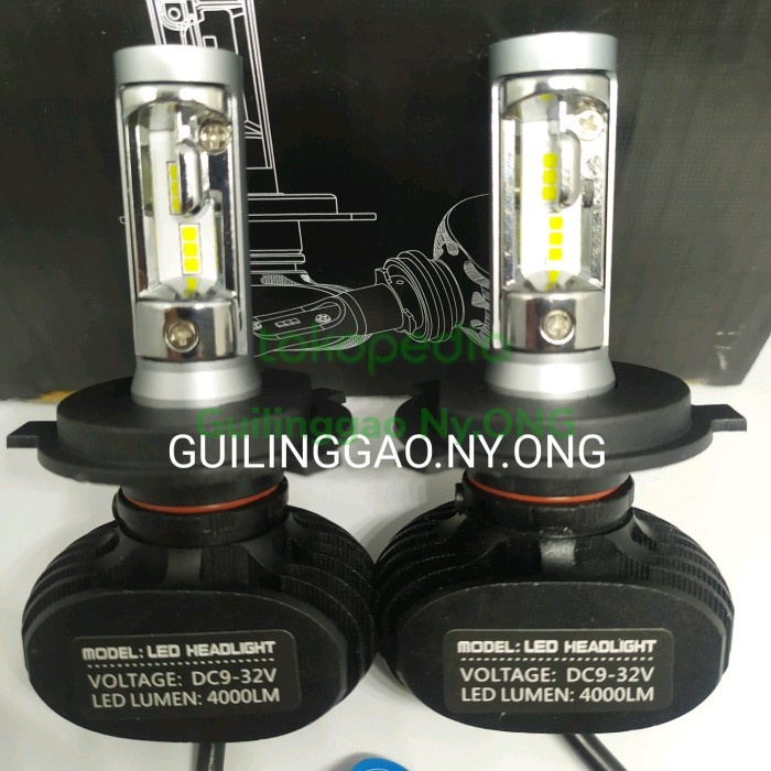 LED H4 & H11H/H1CSP CHIP HEADLAMP LAMPU MOBIL SEPASANG GARANSI 3 BULAN