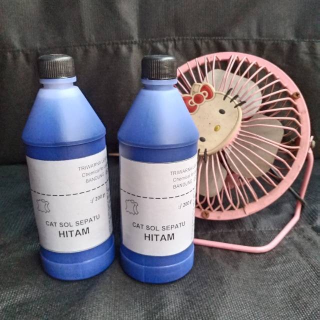 Cat Karet Khusus Sol Sepatu Midsole Rubber Paint Hitam dan Putih 50 Gr