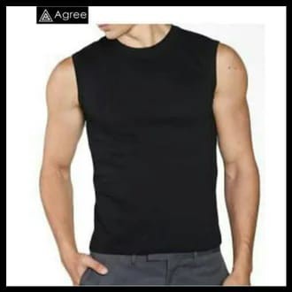 Tanktop Pria Agree - Kaos Dalam Pria - Kaos Oblong - 1PCS