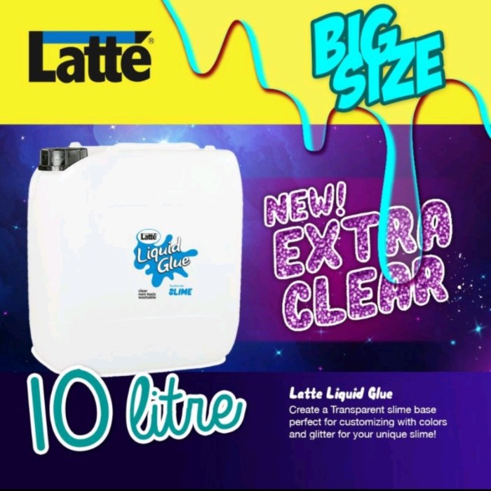 

LEM LATTE LIQUID GLUE PEREKAT CLEAR UNTUK SLIME