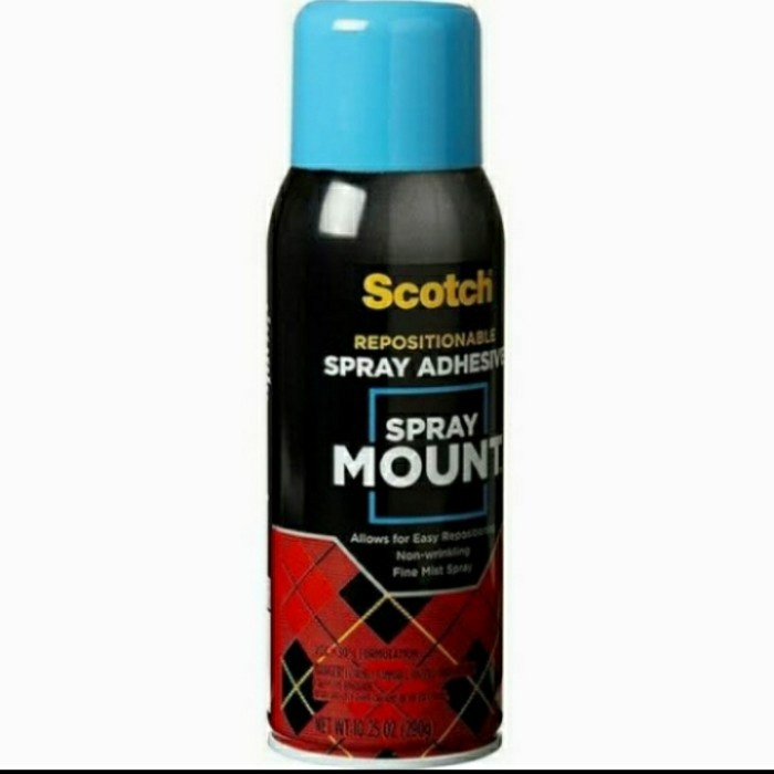

3M SPRAY MOUNT- SCOTCH REPOSITIONABLE ADHESIVE 290 GRAM