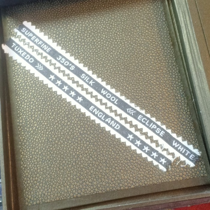 New Bahan Jas,Pdh,Pdl,Pdu,Seragaman,Almamater,Kain Semi Wool Tuxedo Original