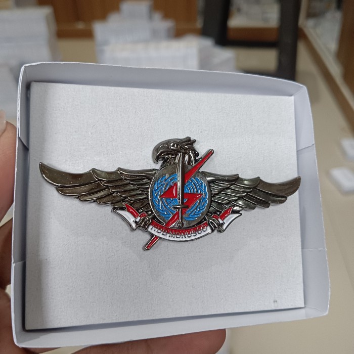 Ready Brevet Wing Pin Rdb Monusco Unifil Pbb Original