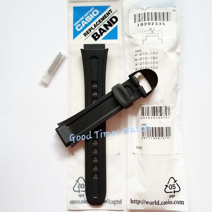 Ready Casio Strap W-210-1 W 210 Casio Original