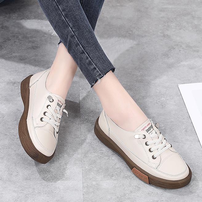 QINGSHUI Sepatu kets wanita yang bisa bernapas.Sepatu Fashion Wanita.Sepatu jalan santai