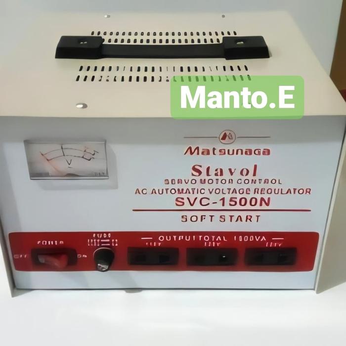 Ready STABILIZER MATSUNAGA 1500 WATT / STAVOL 1500 watt MATSUNAGA 1500 W