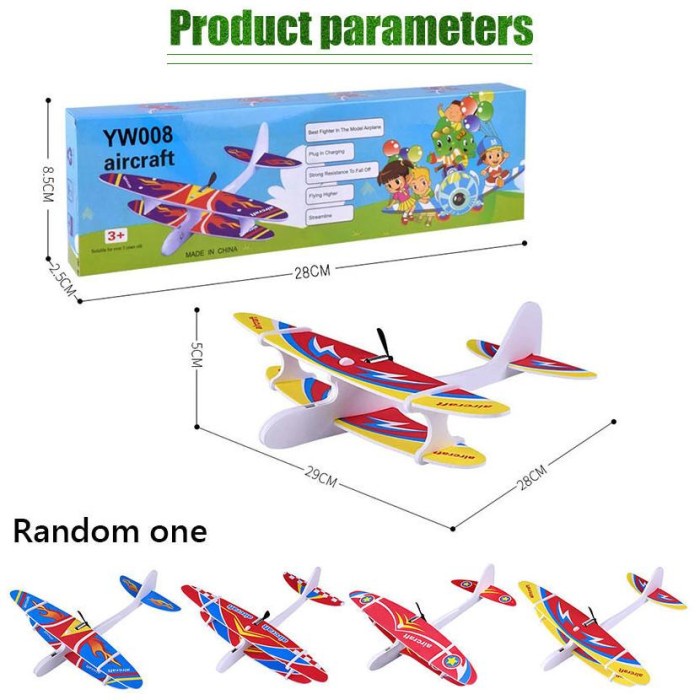 MELAYANI FAKTUR PAJAK Mainan Pesawat Remote Control Bisa Terbang Elektrik Bahan Busa Dengan Lampu