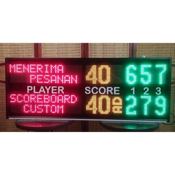 Score Board Tenis Lapangan Papan Skor Digital Wireless Waterproof