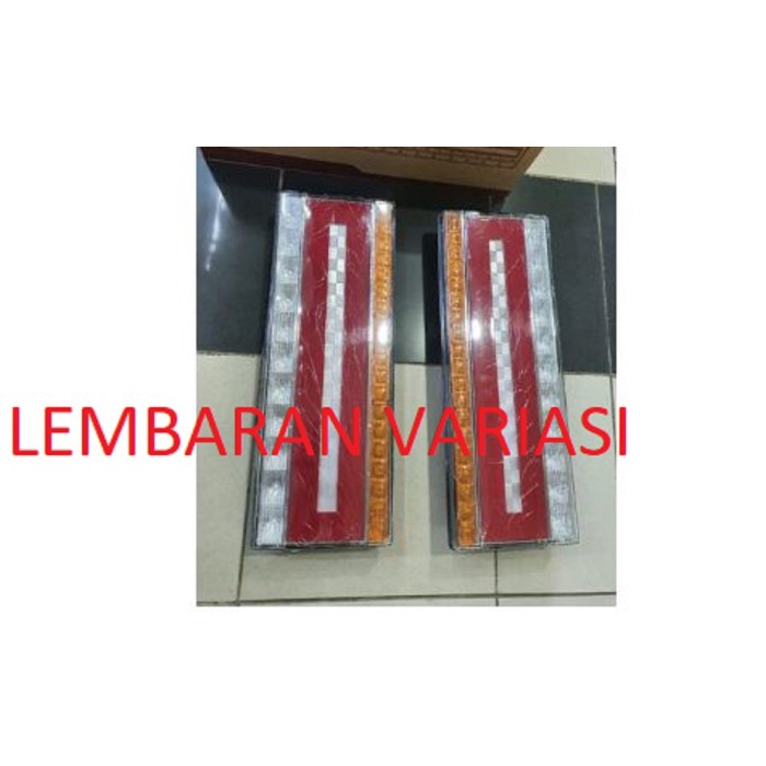 Stop Lamp 24 Volt Truk Model Kotak Lampu Rem Truck