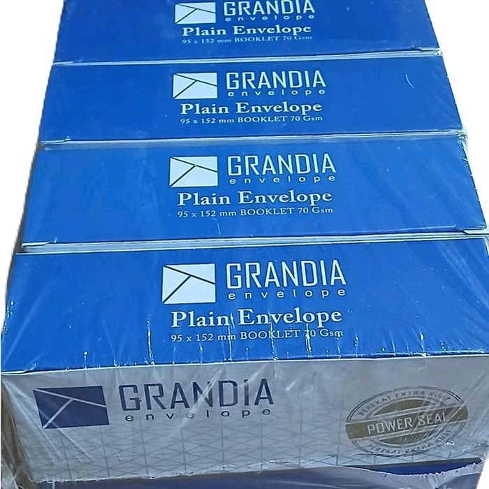 

New Amplop putih grandia (1 SLOP)