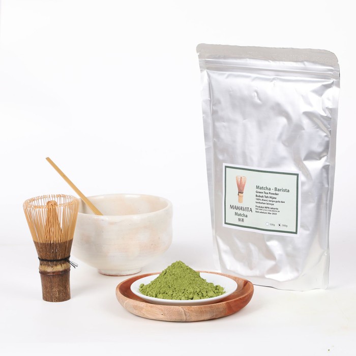 

Matcha powder bubuk teh hijau Green Tea Jepang grade Barista Mahavita