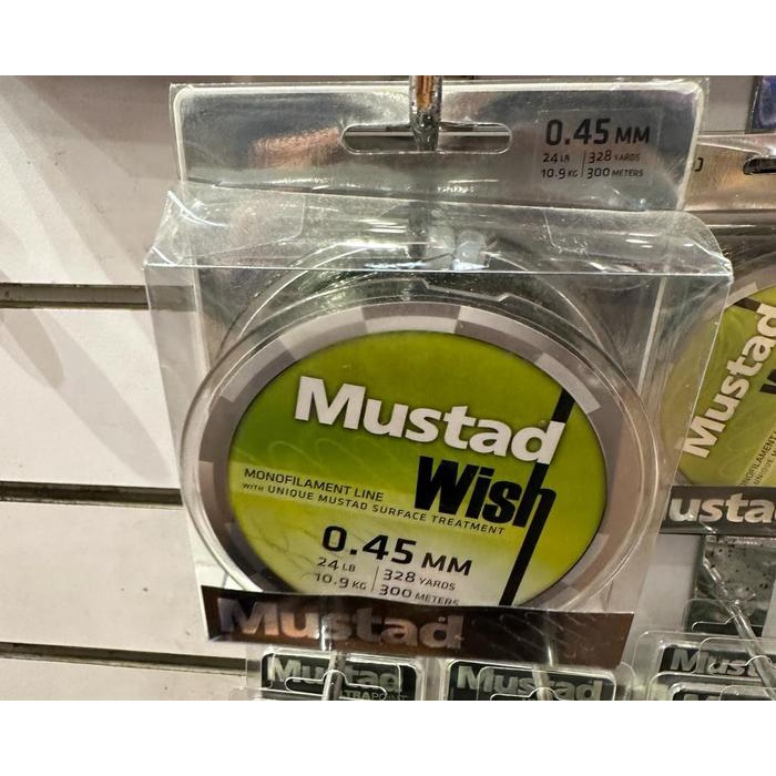 Ready MUSTAD Senar Pancing WISH 300M Hijau Senar Monofilament Untuk Kolam dan Laut