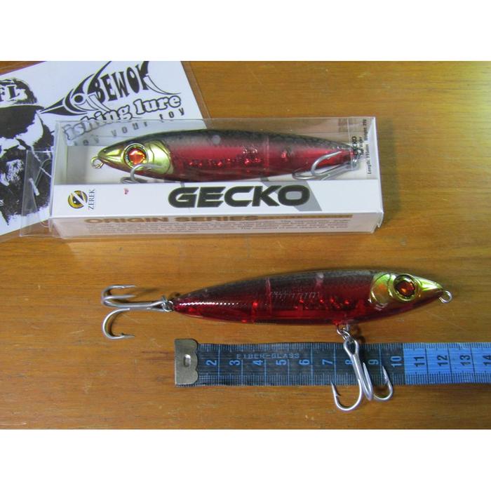 Ready Lure WTD Zerek Gecko (115F) RED DEVIL