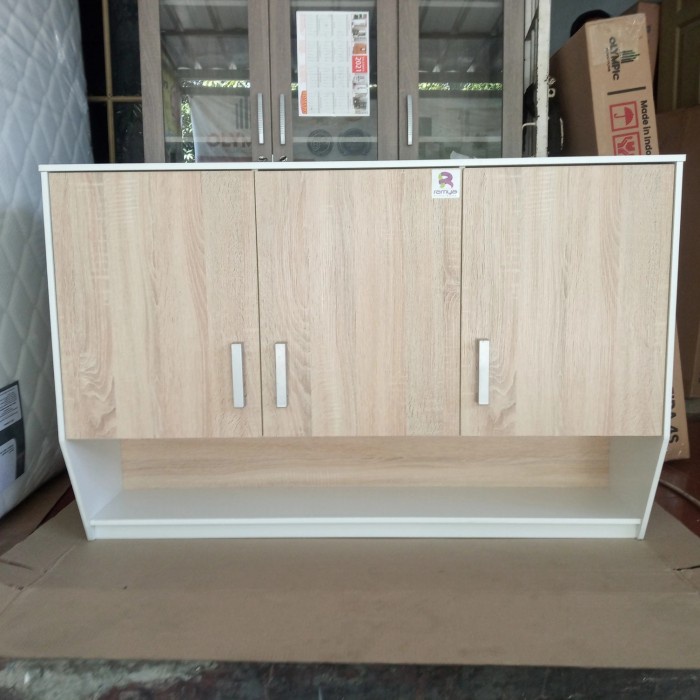 Lemari dapur gantung kitchen set atas 3 pintu - Bandung area only