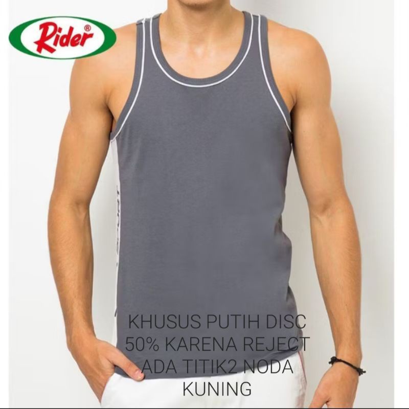 Singlet / Kaos Dalam Rider Sport R235B (Putih / Warna Random)