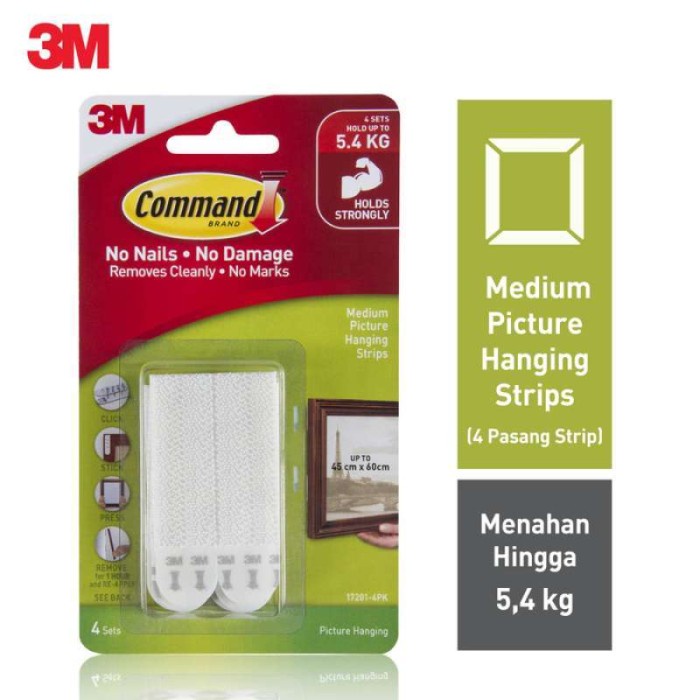 

New 3M Command Medium Picture Hanging Strips