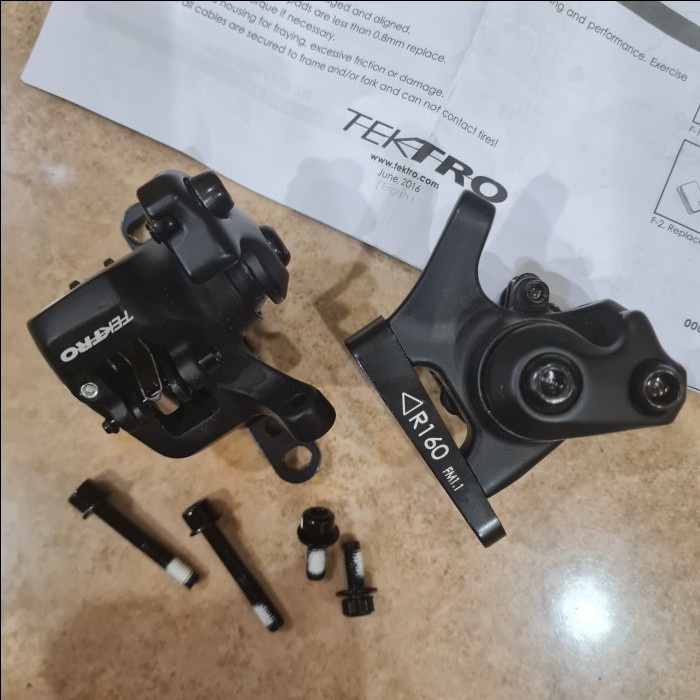 CALIPER DISC BRAKE TEKTRO MD C510 ROAD BIKE FLAT MOUNT SHIMANO TRP PRO