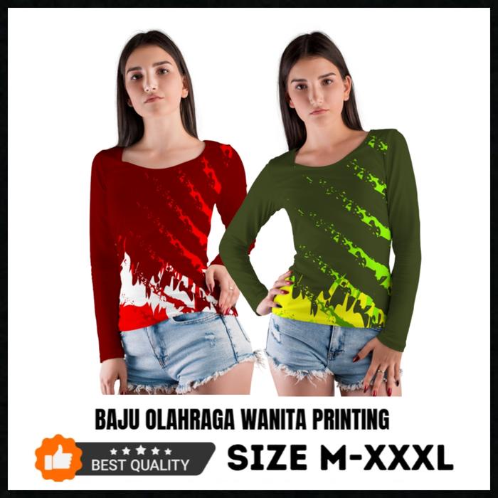 Rds - Baju Olahraga Wanita Senam Zumba Aerobic Hijab Lengan Panjang Zrp-68