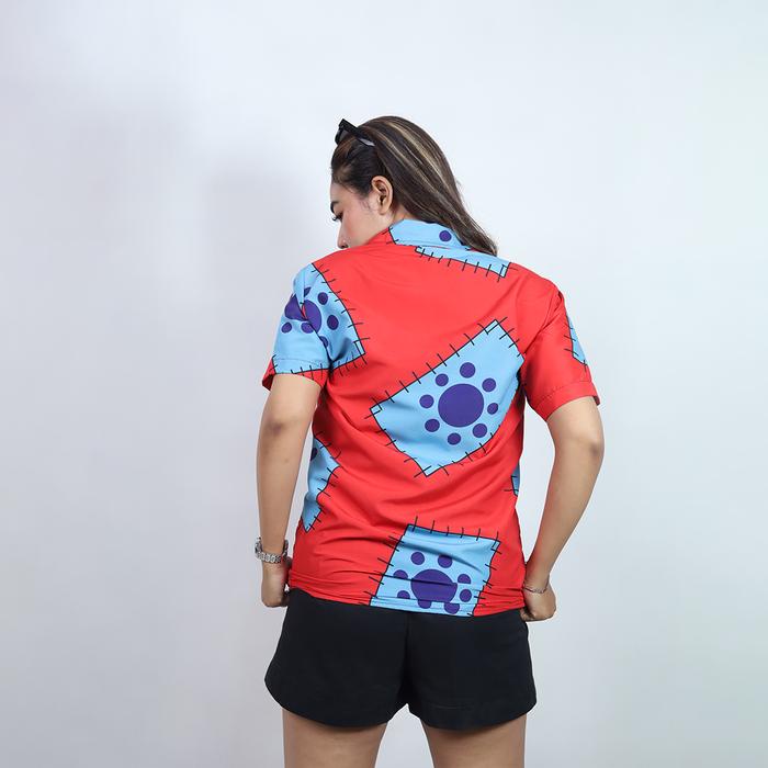 Zeno-Baju KEMEJA KEKINIAN PRIA WANITA DOWEAR MOTIF LUFFY WANO 122 Printing