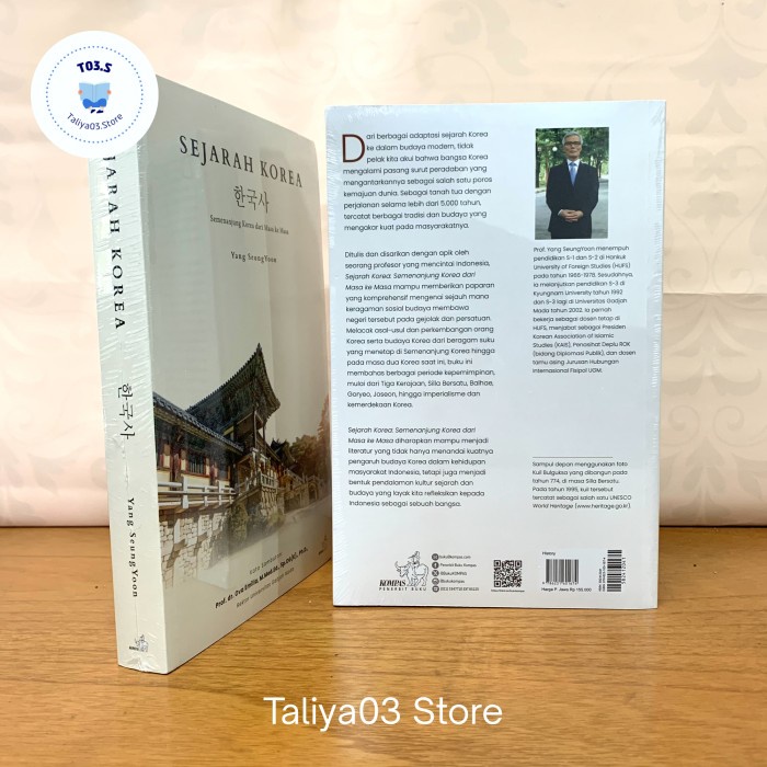 Promo Terbatas Buku Sejarah Korea Semenanjung Korea Dari Masa Ke Masa Aman