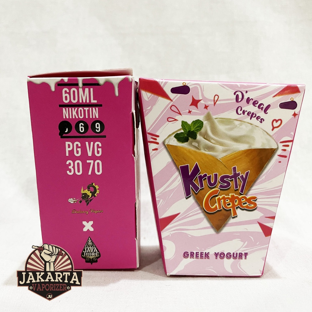 KRUSTY V3 GREEK YOGURT 60ML 3MG 6MG 9MG BY JAVA JUICE