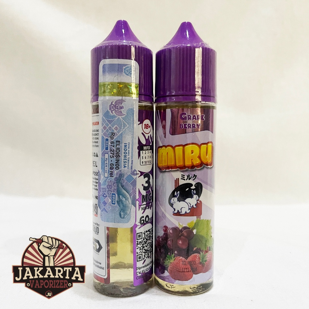MIRU GRAPE BERRY 60ML 3MG BY JOZOJO