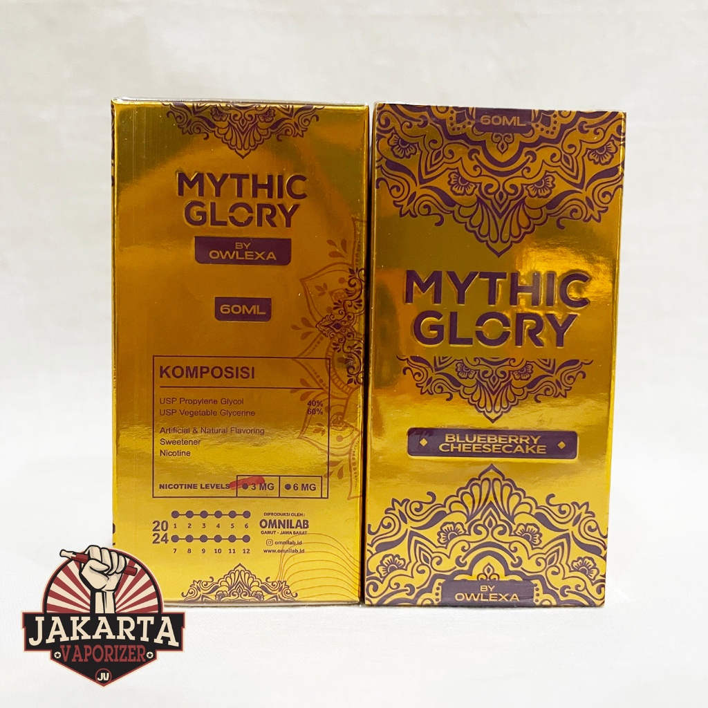 MYTHIC GLORY BLUEBERRY CHEESECAKE 60ML 3MG 6MG BY OWLEXVA X OMNILAB