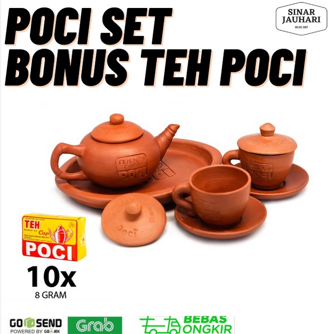 POCI SET TEKO TANAH LIAT