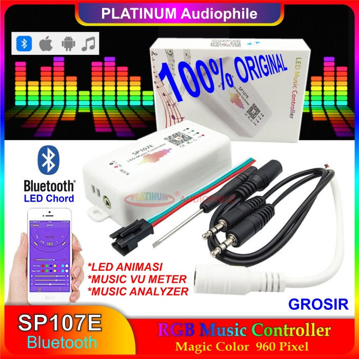 Sp107E Music Bluetooth Rgb Controller Sp107E Led Ws2812, Sk6812