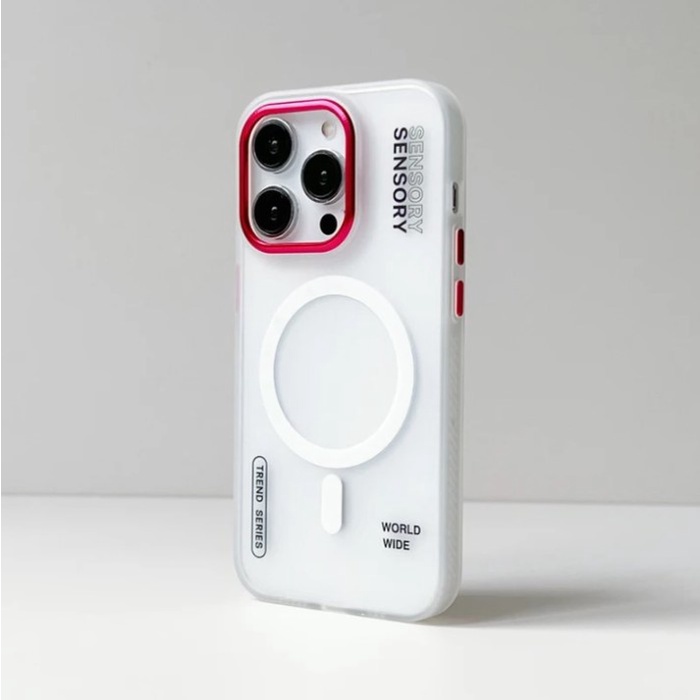 Case Magsafe iPhone 11 12 13 14 15 PRO MAX Sensory Matte Anti Kuning