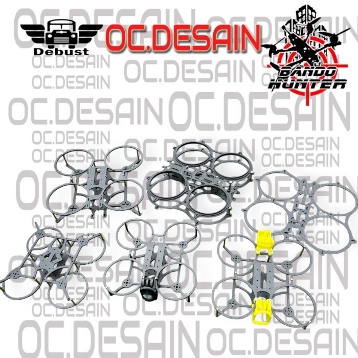 Drone Frame 2,5 Inch Whoop Custom Oc.Desain