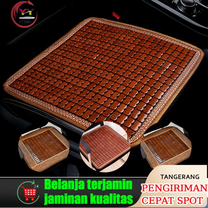BEST ANTI PANAS SOFA KURSI ALAS MOBIL BAMBU TIKAR BAMBU MOBIL TATAKAN BAMBU