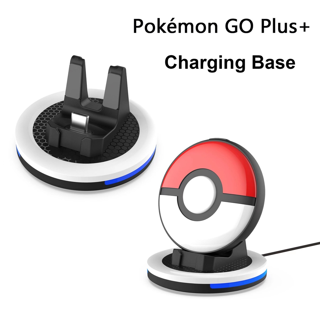 Type-C Charger for Poke mon GO Plus Charging Display Light Charger Adapter Charging Base With chargi