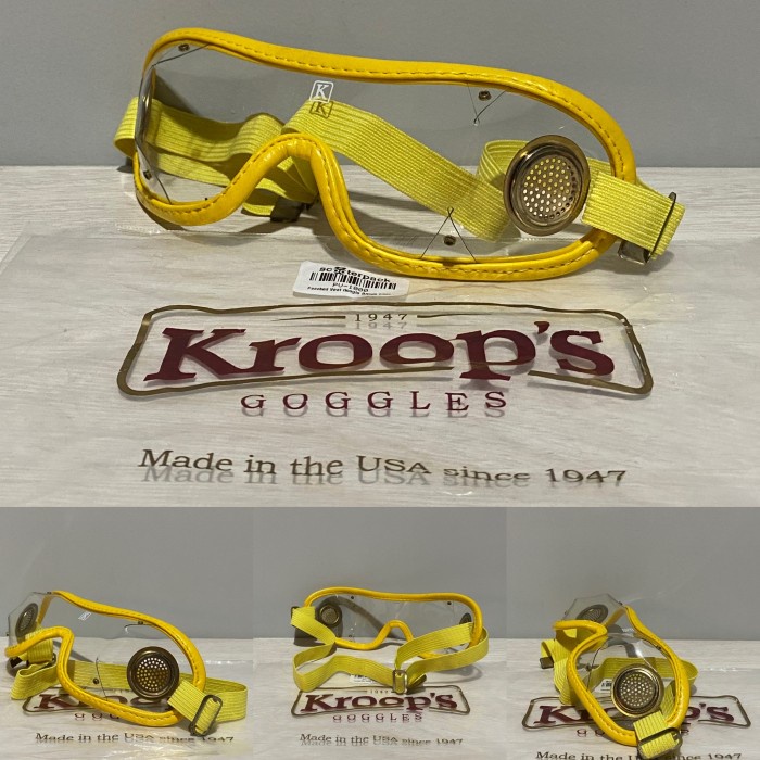 Kroops Goggles I Skydiving, Horse Racing, Cycling, Motor Sport I USA