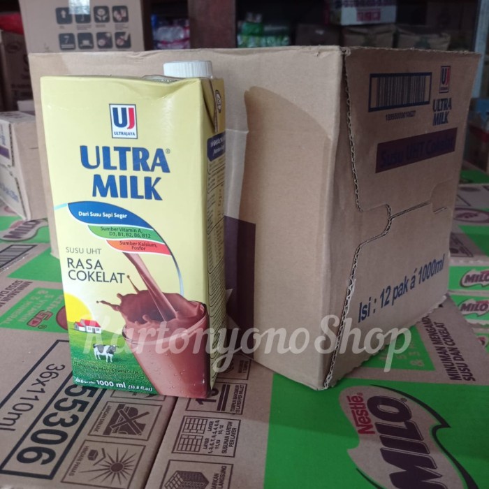 

Susu Ultra Milk Susu UHT Rasa Coklat 1ltr Per Dus