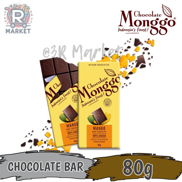 

Chocolate Monggo Mango Chocolate Bar