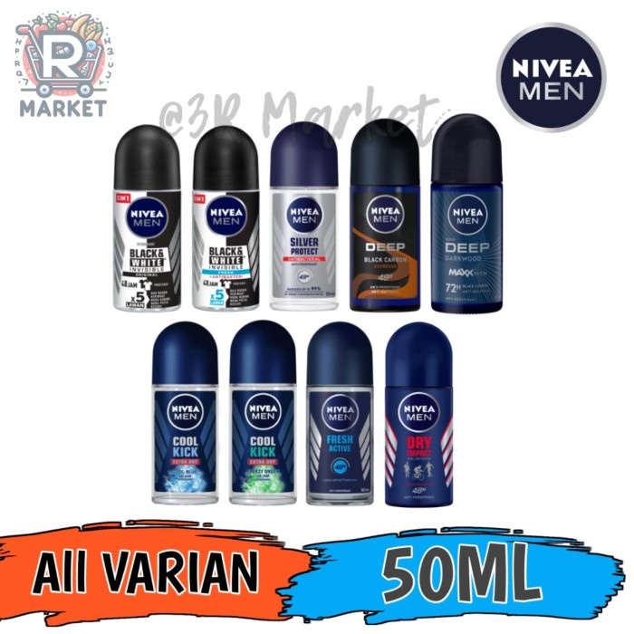 

Nivea Men Deodorant Roll On All Varian
