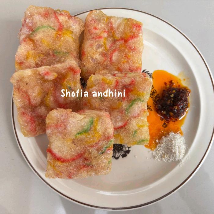

VO374 Cemilan Cipuk (Aci Kerupuk) Isi 5 dengan Topping Chili Oil - Makanan Pedas Instan Food -