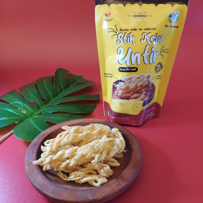 

FREE ONGKIR Stik Keju Untir 100 gram Cemilan oleh oleh Cimahi kue kering UI960