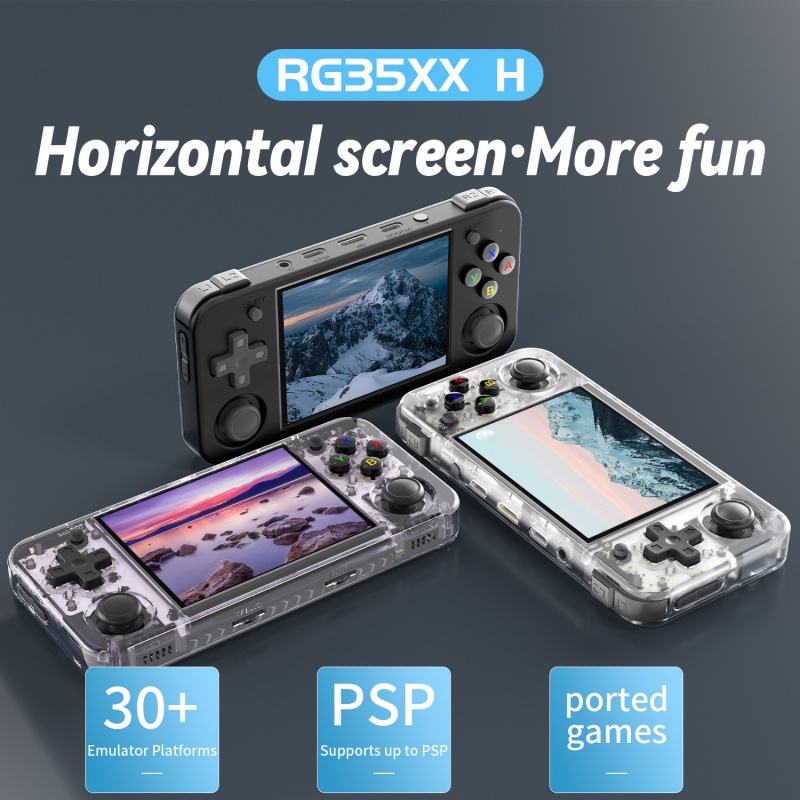 Rg35xxh Handheld Game Console Nostalgic Psp Open Source Wireless Bluetooth Handheld Tv Game Ambernic