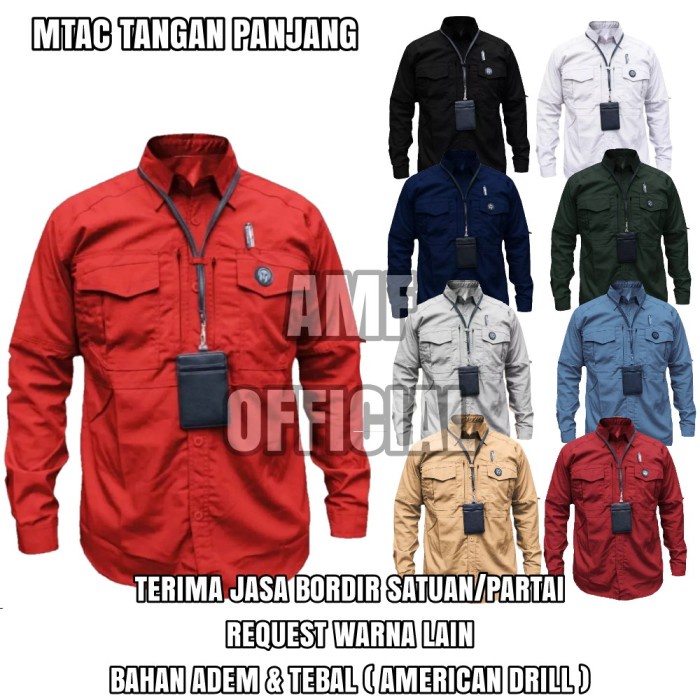 Lariss-Kemeja Reskrim / Kemeja Lapangan / Kemeja M-Tac / KantoranSize Jumbo