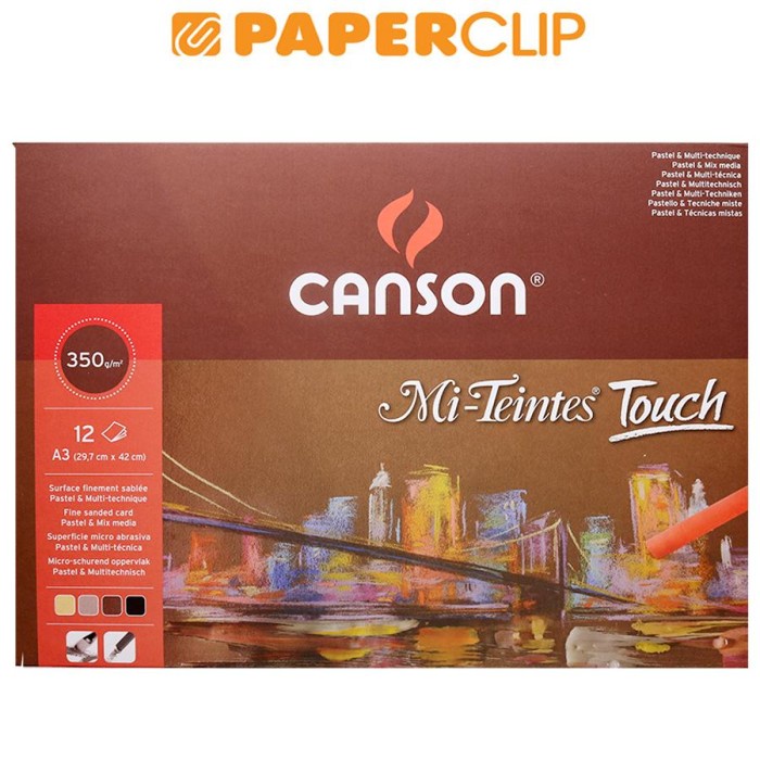 

TERBARU KERTAS / PAPER PAD CANSON MI-TEINTES TOUCH 12S A3 350G