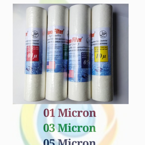Filter air , catridge saringan air PDAM/sumur 10" Nanotec