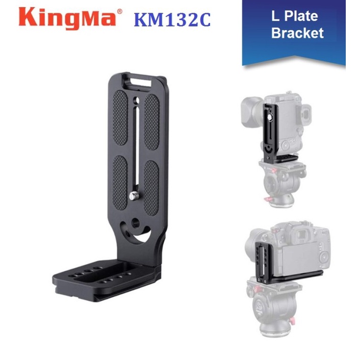 Kingma Km-132C Aluminium L Plate Bracket Quick Flip Kamera Dslr