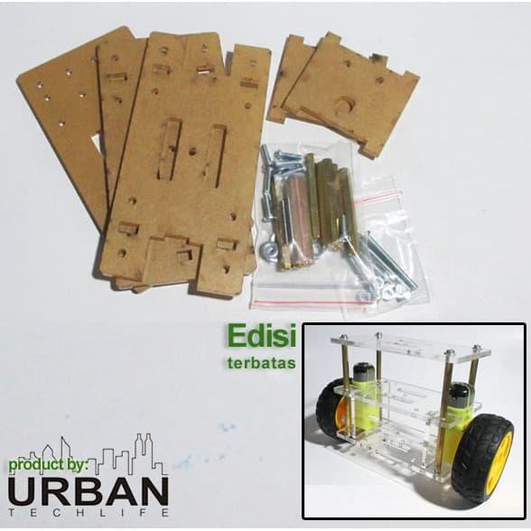 +%+%+%] Acrylic Set untuk Self Balancing 2WD Line Follower Robot