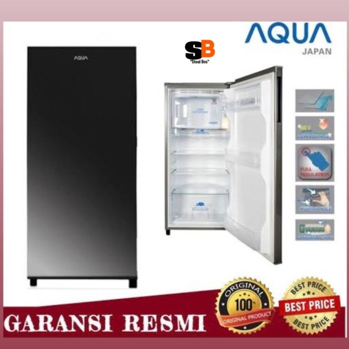 kulkas Aqua japan 181 (DS)/kulkas 1 pintu (AQR-D181)