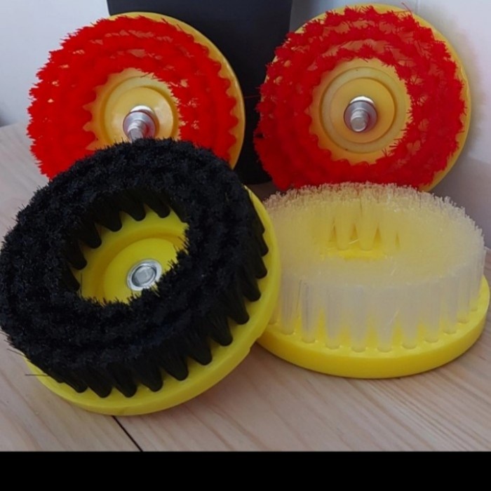 sikat cuci sofa/sikat cuci springbed/sikat bor lokal-hitam